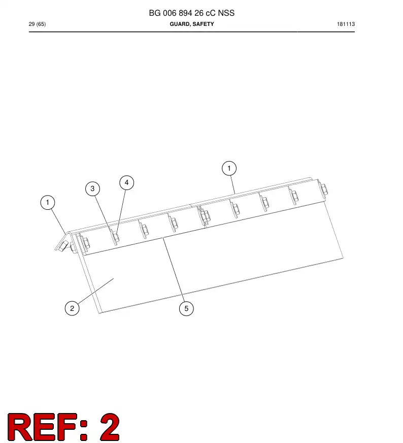 BG00658324c BG 006 583 24c Sheet, Rubber - Sandvik Technical Drawing