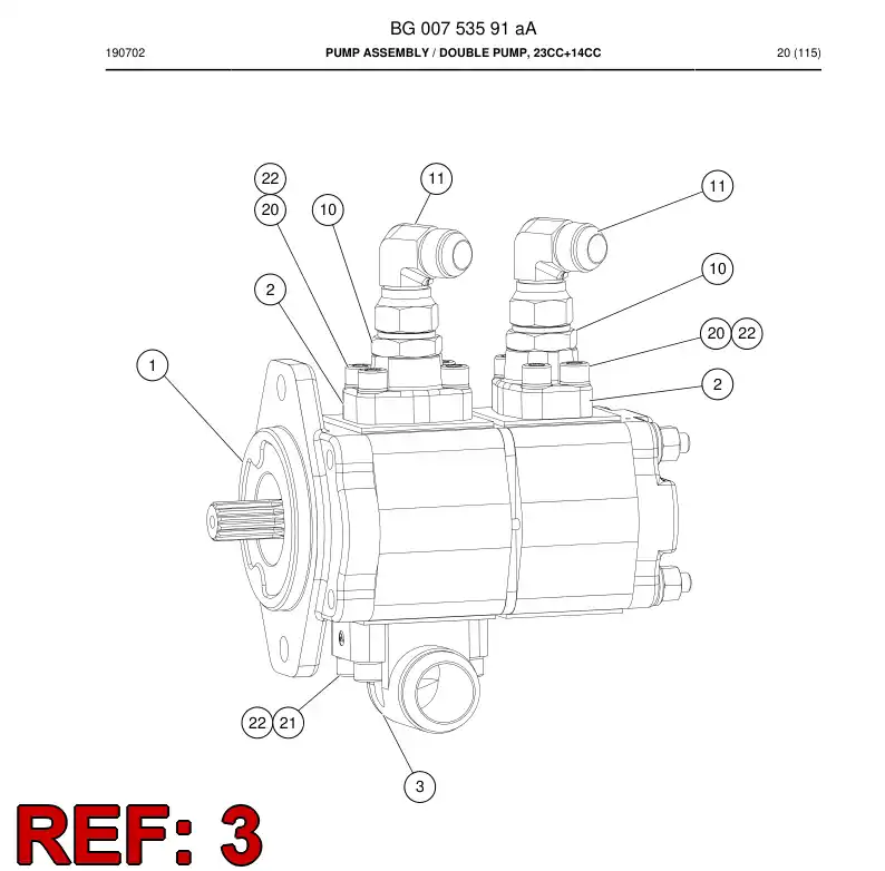 BG00660455a BG 006 604 55a Flange, Adapter - Sandvik Technical Drawing