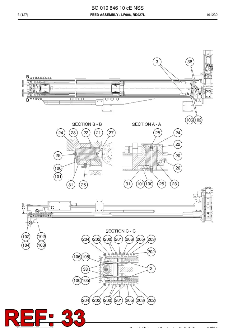 BG00660574a BG 006 605 74a Plate - Sandvik Technical Drawing