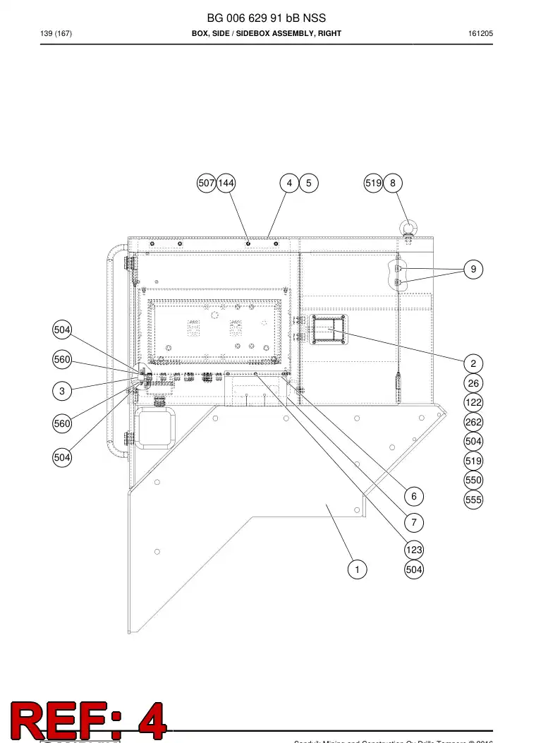 BG00661386a BG 006 613 86a Sheet, Rubber - Sandvik Technical Drawing