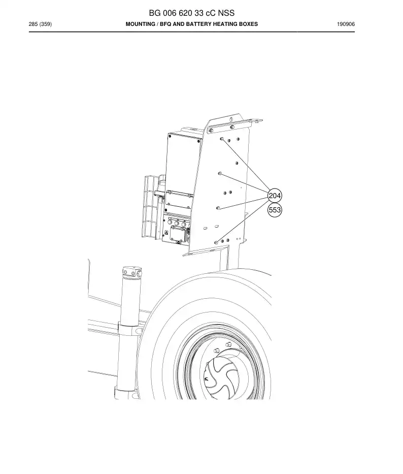 BG00662033c BG 006 620 33c Mounting - Sandvik Technical Drawing