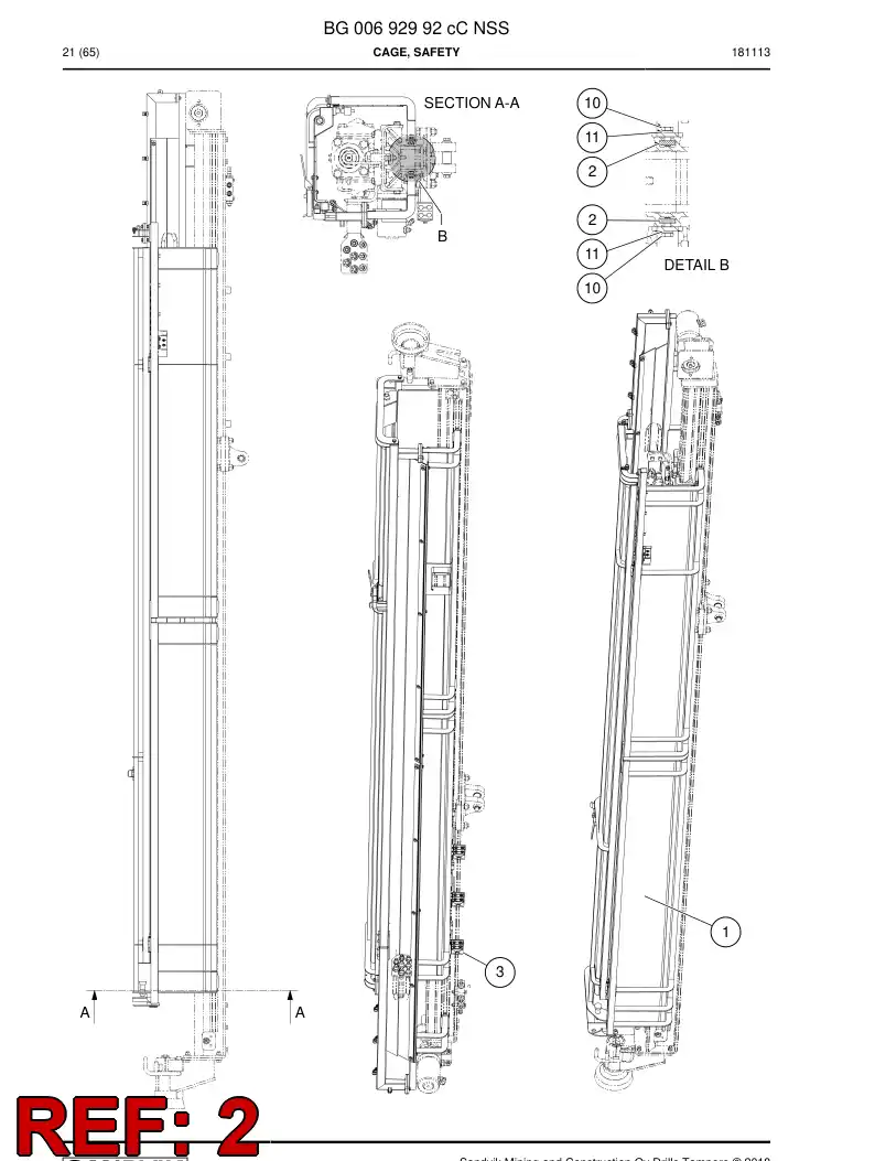 BG00662650a BG 006 626 50a Piece, Fastening - Sandvik Technical Drawing