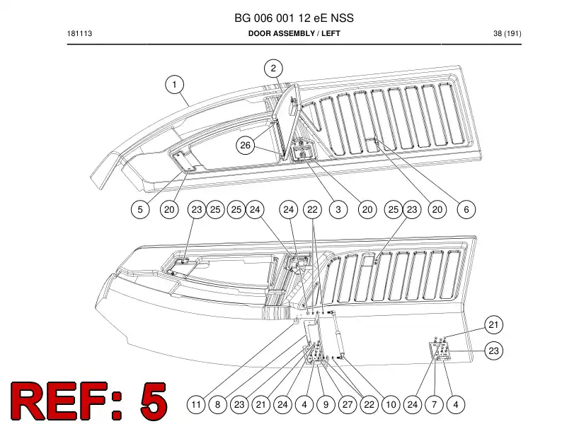 BG00663018a BG 006 630 18a Plate, Locking - Sandvik Technical Drawing