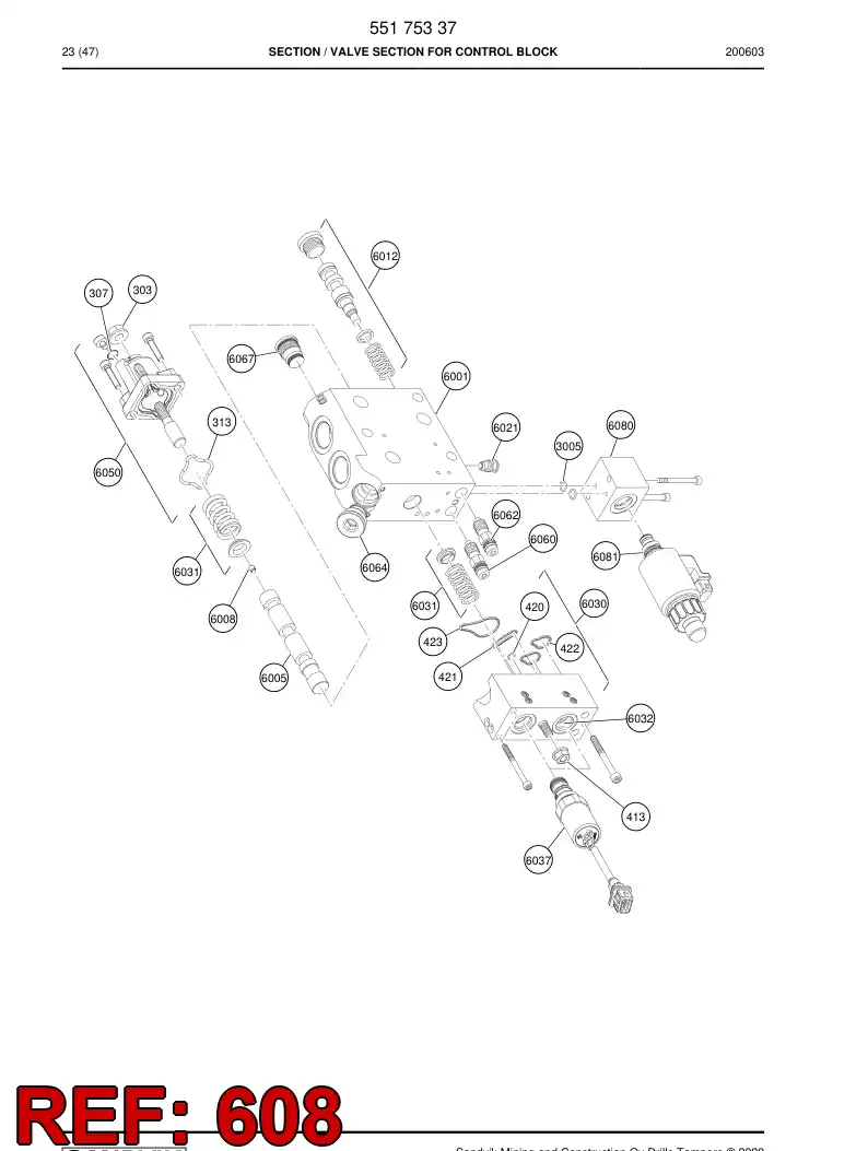 BG00663757a BG 006 637 57a Coil - Sandvik Technical Drawing