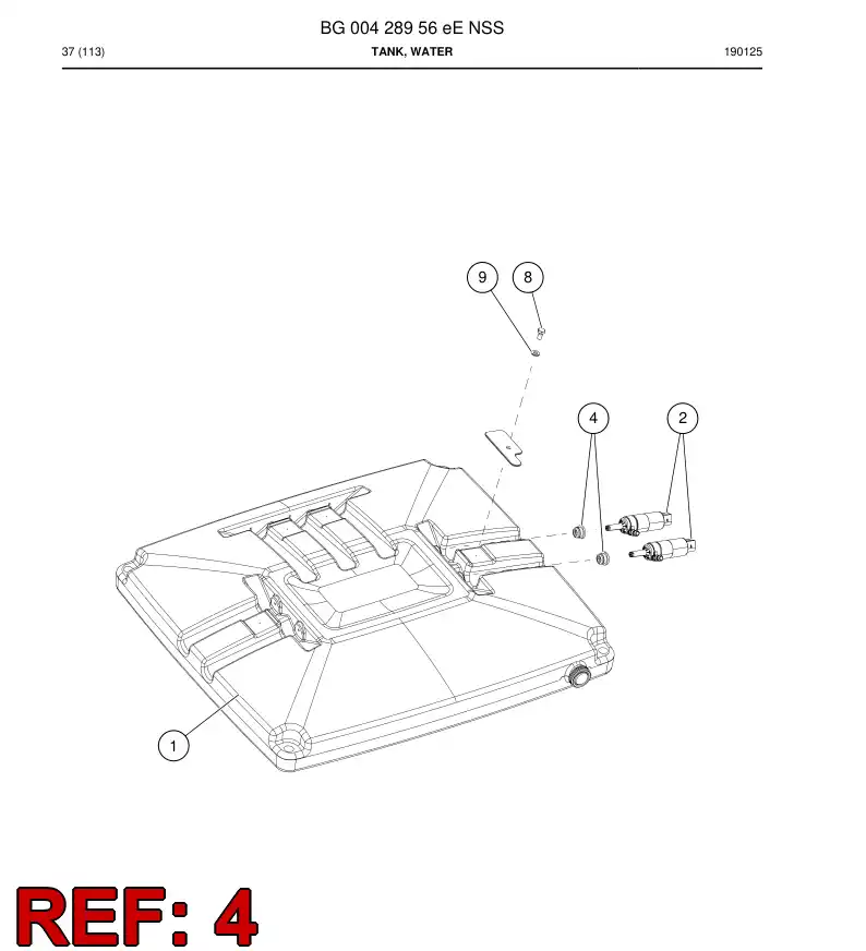 BG00667962a BG 006 679 62a Gasket - Sandvik Technical Drawing