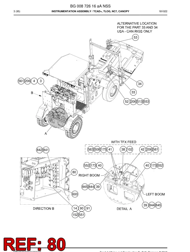BG00668102a BG 006 681 02a Sign - Sandvik Technical Drawing