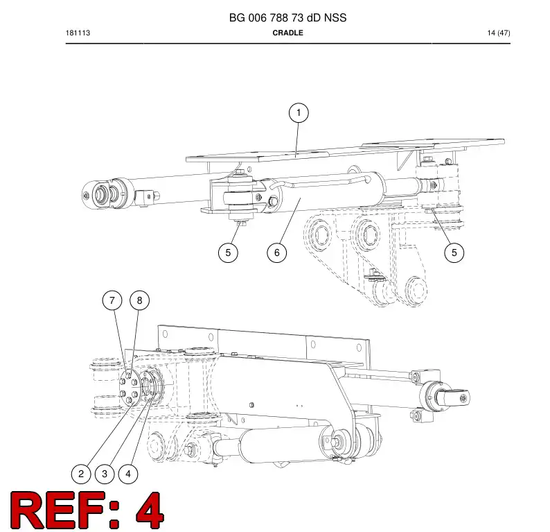 BG00669617a BG 006 696 17a Shim - Sandvik Technical Drawing