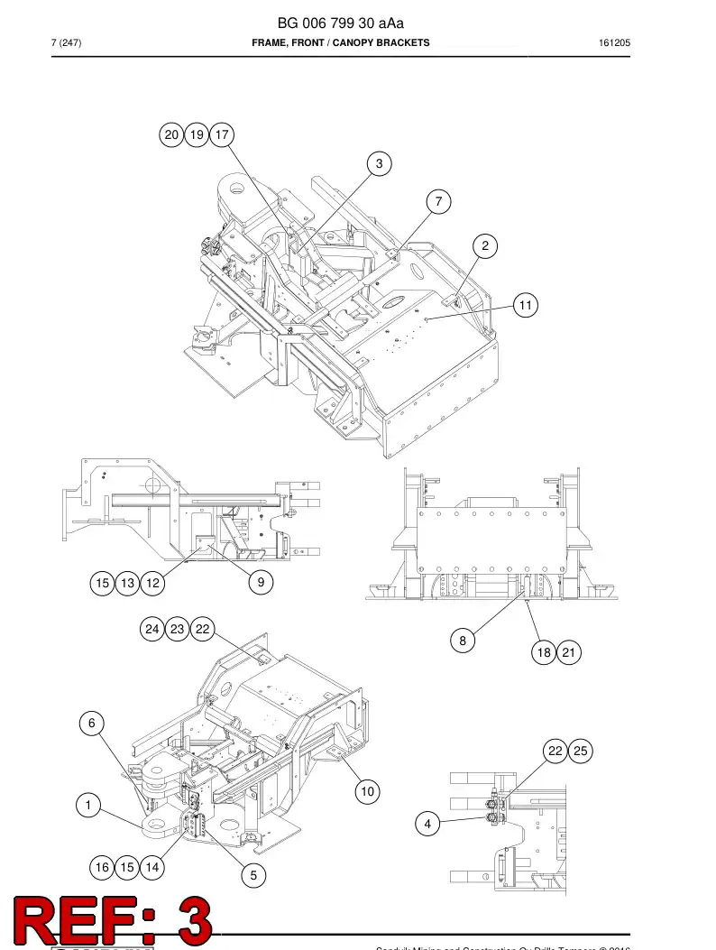 BG00669662a BG 006 696 62a Plate - Sandvik Technical Drawing