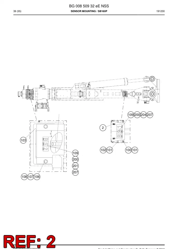BG00675646a BG 006 756 46a Interface Module - Sandvik Technical Drawing