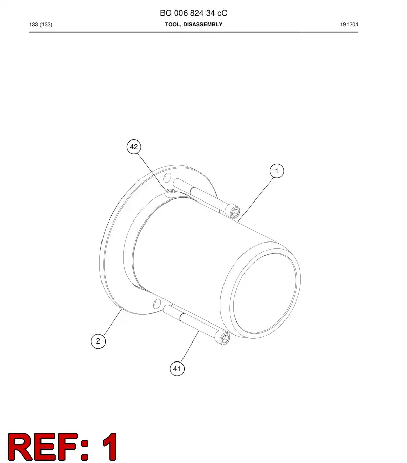 BG00679018c BG 006 790 18c Bushing - Sandvik Technical Drawing