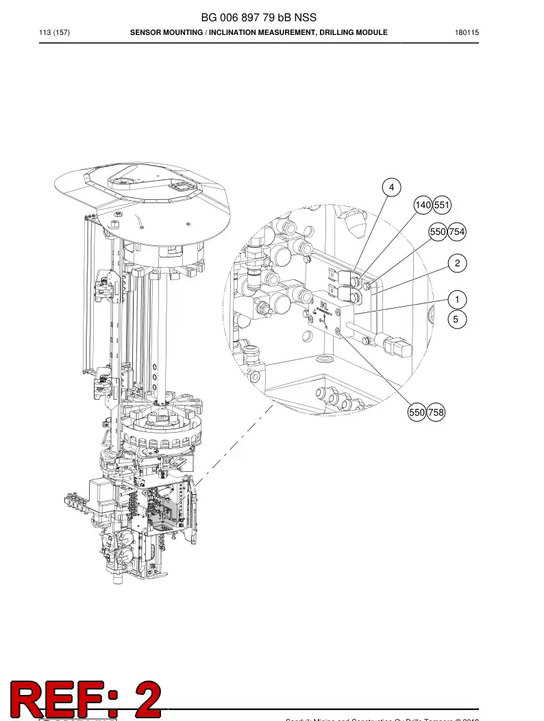 BG00679643a BG 006 796 43a Plate - Sandvik Technical Drawing