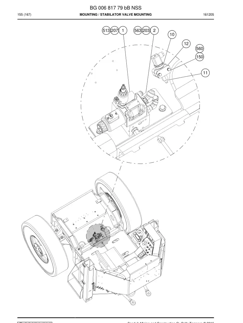 BG00681779b BG 006 817 79b Mounting - Sandvik Technical Drawing