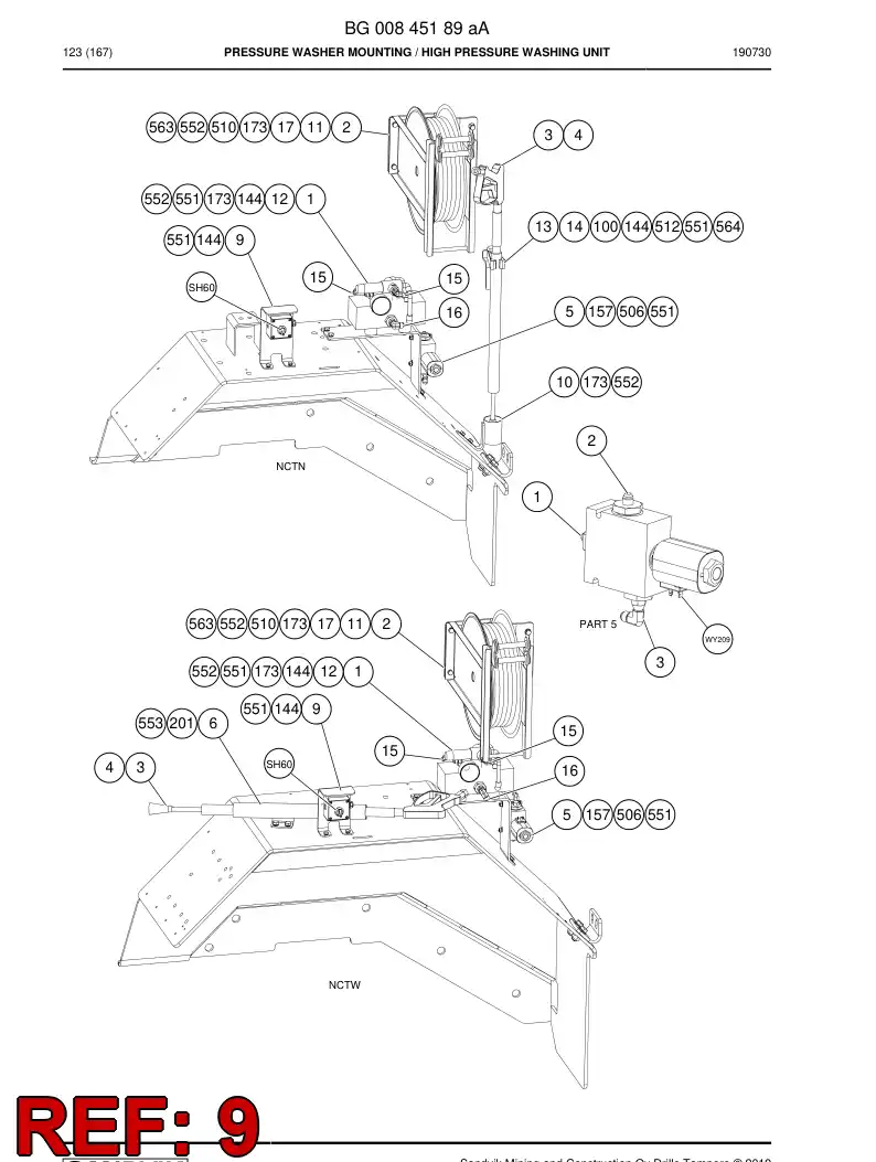 BG00682013a BG 006 820 13a Bracket - Sandvik Technical Drawing