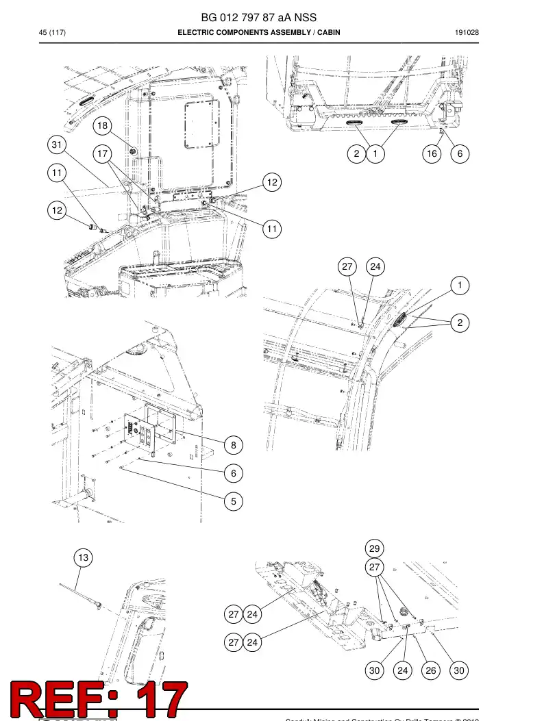 BG00682207a BG 006 822 07a Screw, Torx - Sandvik Technical Drawing