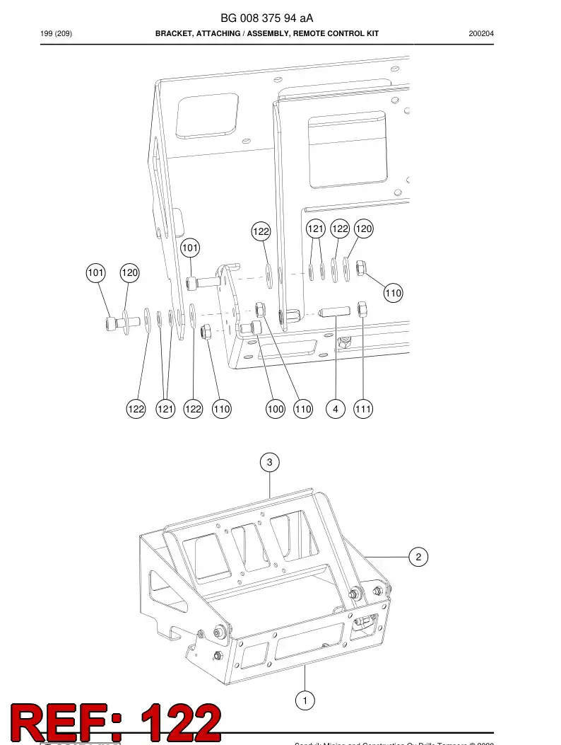 BG00682522a BG 006 825 22a Washer, Plain - Sandvik Technical Drawing