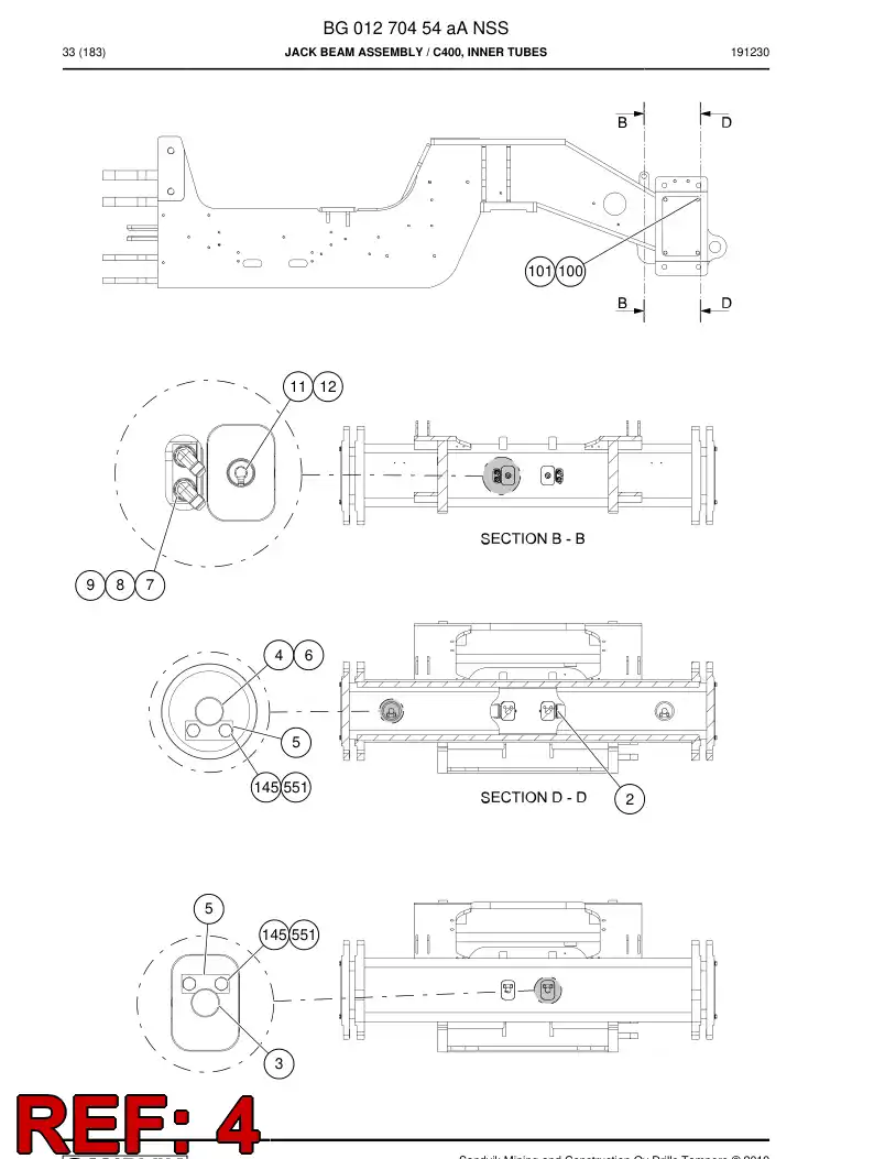 BG00682579c BG 006 825 79c Pin - Sandvik Technical Drawing