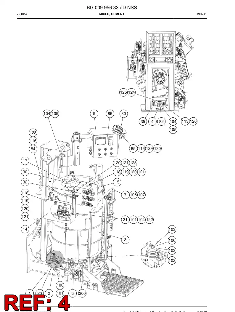 BG00682652a BG 006 826 52a Bracket - Sandvik Technical Drawing