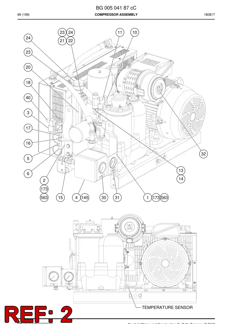BG00682868a BG 006 828 68a EQUIPAMENTO DE ELEVAO - Sandvik Technical Drawing