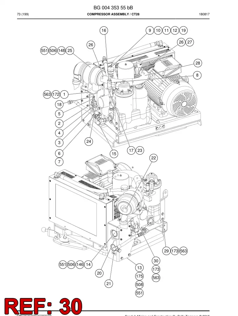 BG00683024a BG 006 830 24a Lifting Equipment - Sandvik Technical Drawing