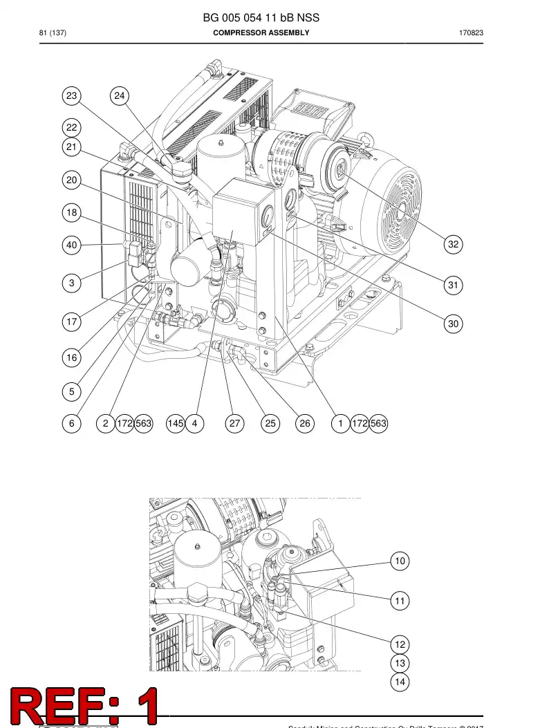 BG00683262a BG 006 832 62a Plate - Sandvik Technical Drawing