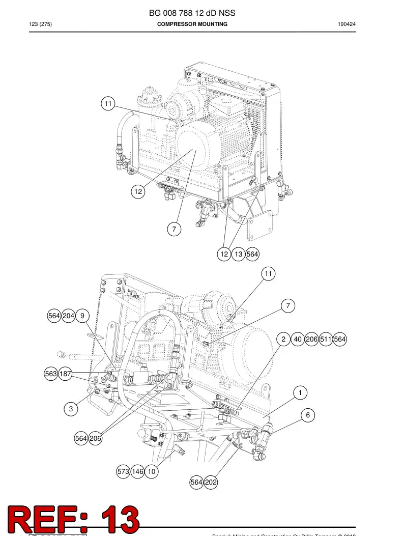 BG00683999a BG 006 839 99a Lifting Equipment - Sandvik Technical Drawing