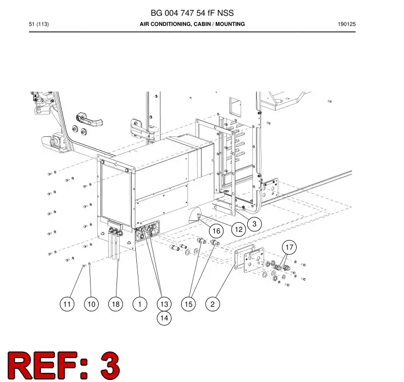 BG00684475b BG 006 844 75b Gasket - Sandvik Technical Drawing