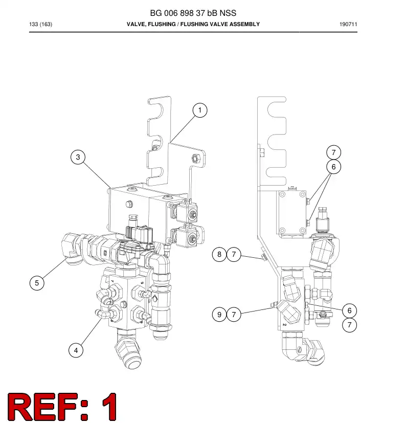 BG00689123b BG 006 891 23b Bracket - Sandvik Technical Drawing