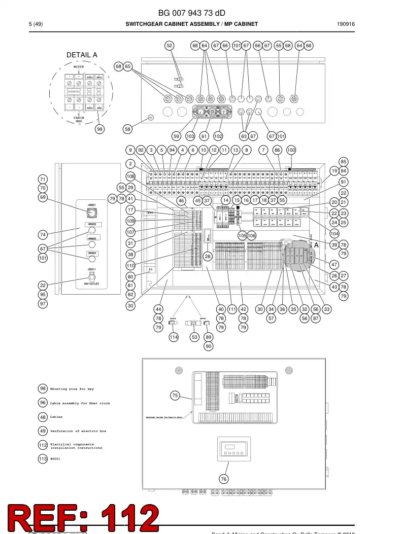 BG00689223d BG 006 892 23d Instruction - Sandvik Technical Drawing