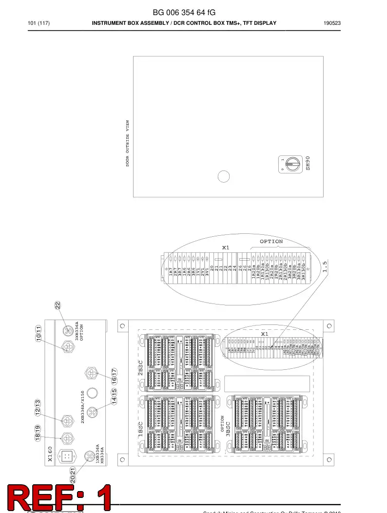 BG00692249a BG 006 922 49a Programmed Electronic Assembly - Sandvik Technical Drawing