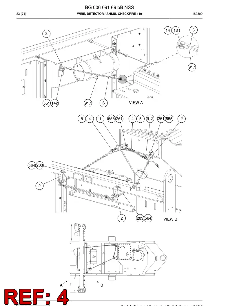 BG00692700a BG 006 927 00a BUSHING - Sandvik Technical Drawing