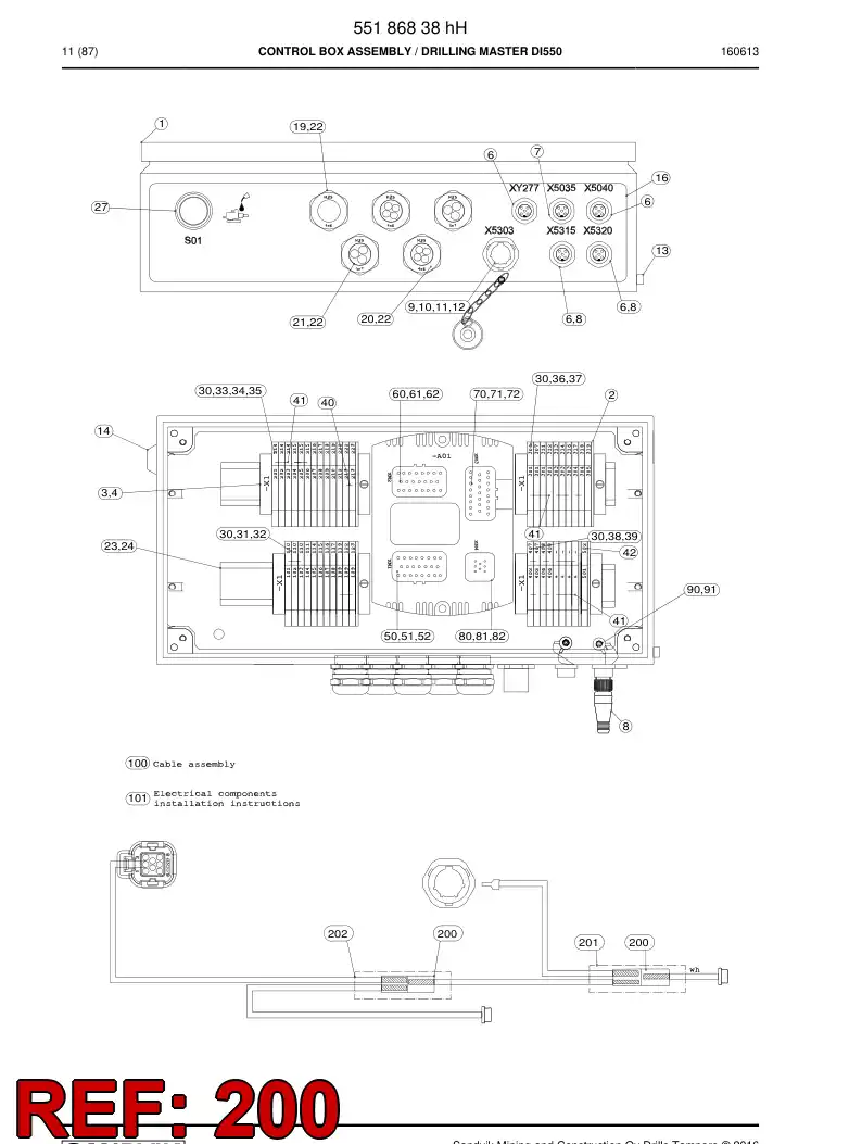 BG00693007a BG 006 930 07a Sleeve, Extension - Sandvik Technical Drawing