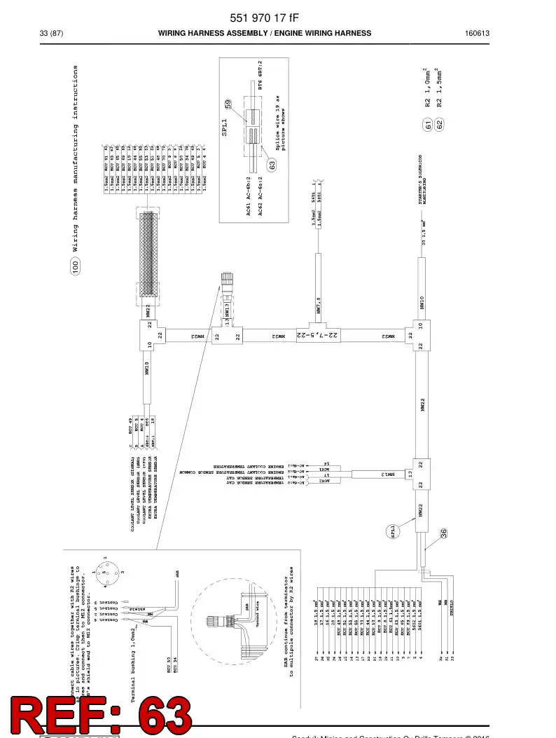 BG00693307a BG 006 933 07a Conduit, Shrinking - Sandvik Technical Drawing