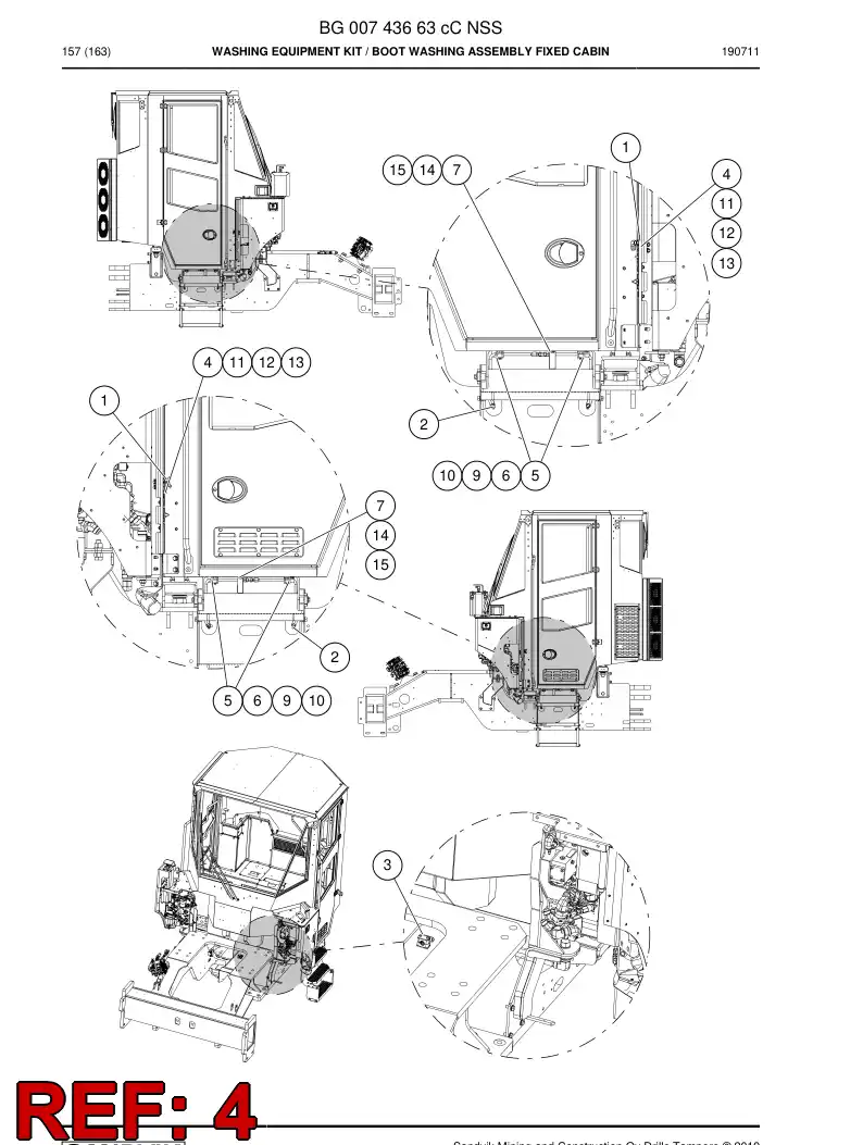 BG00696824a BG 006 968 24a Bracket - Sandvik Technical Drawing