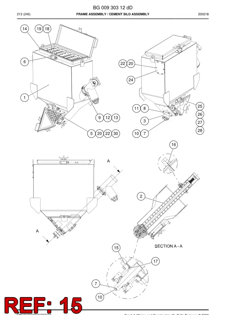 BG00700543a BG 007 005 43a O-Ring - Sandvik Technical Drawing