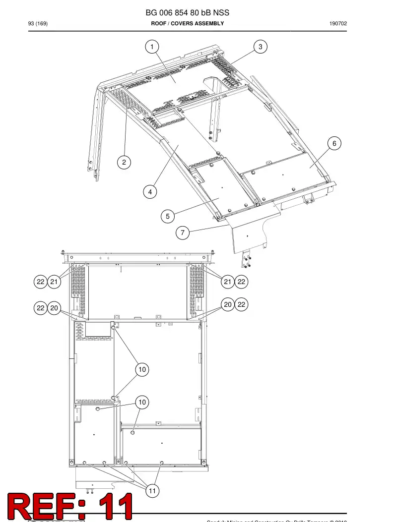 BG00703220a BG 007 032 20a Thumb Screw, Knurled - Sandvik Technical Drawing