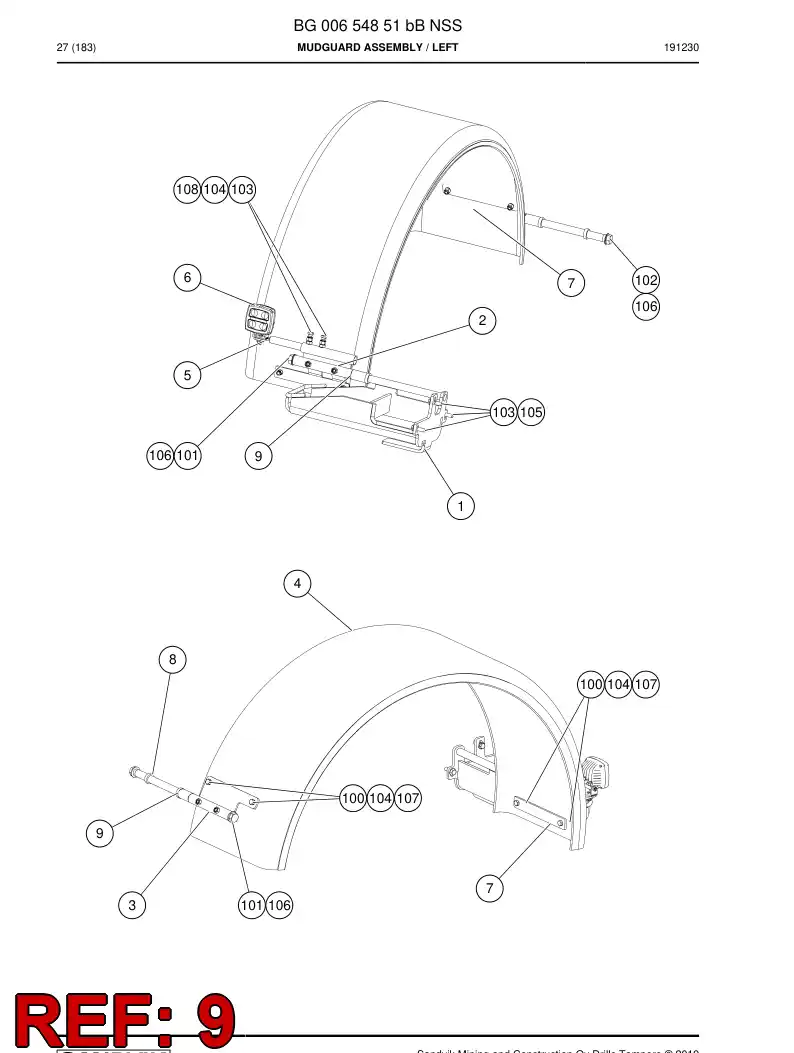 BG00705105a BG 007 051 05a Bushing - Sandvik Technical Drawing