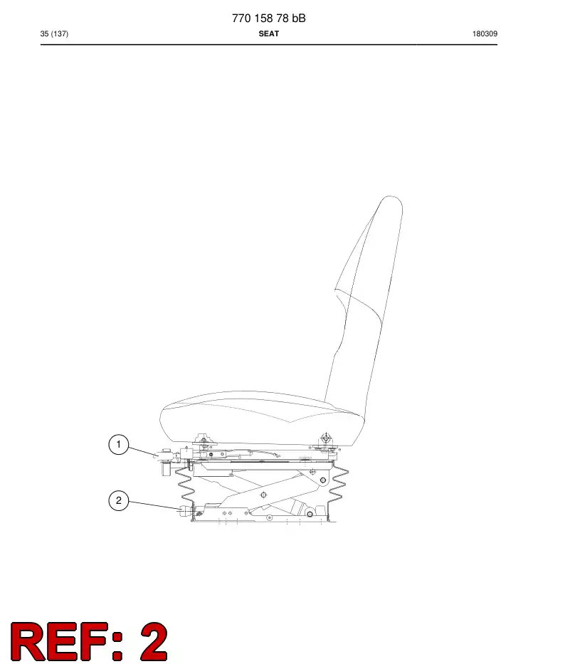 BG00708354a BG 007 083 54a KNOB - Sandvik Technical Drawing