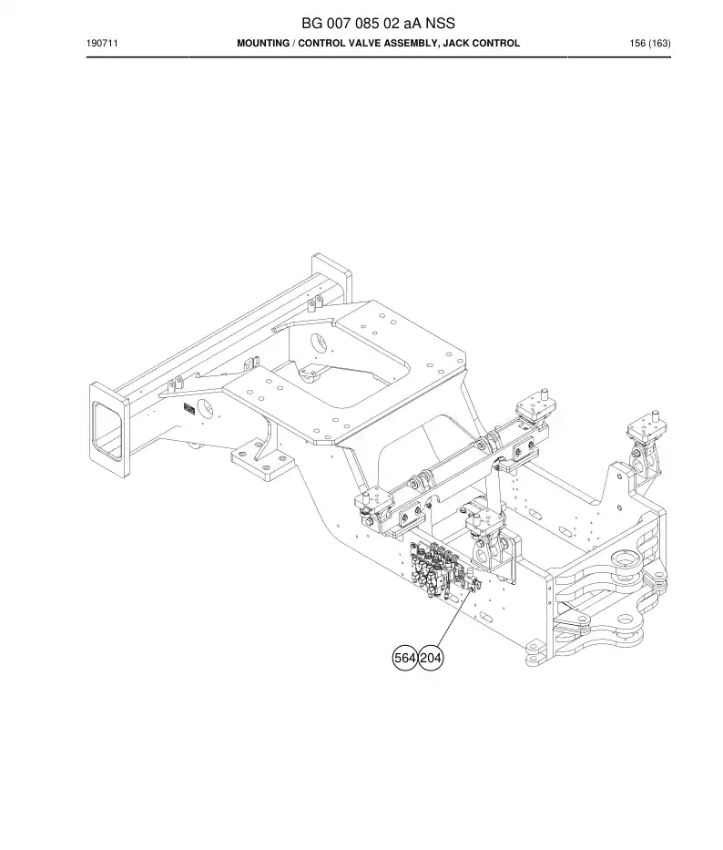 BG00708502a BG 007 085 02a Mounting - Sandvik Technical Drawing