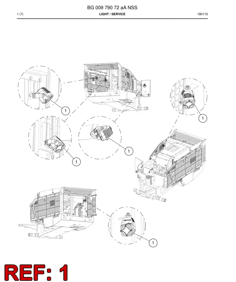 BG00712066a BG 007 120 66a Light, Led - Sandvik Technical Drawing