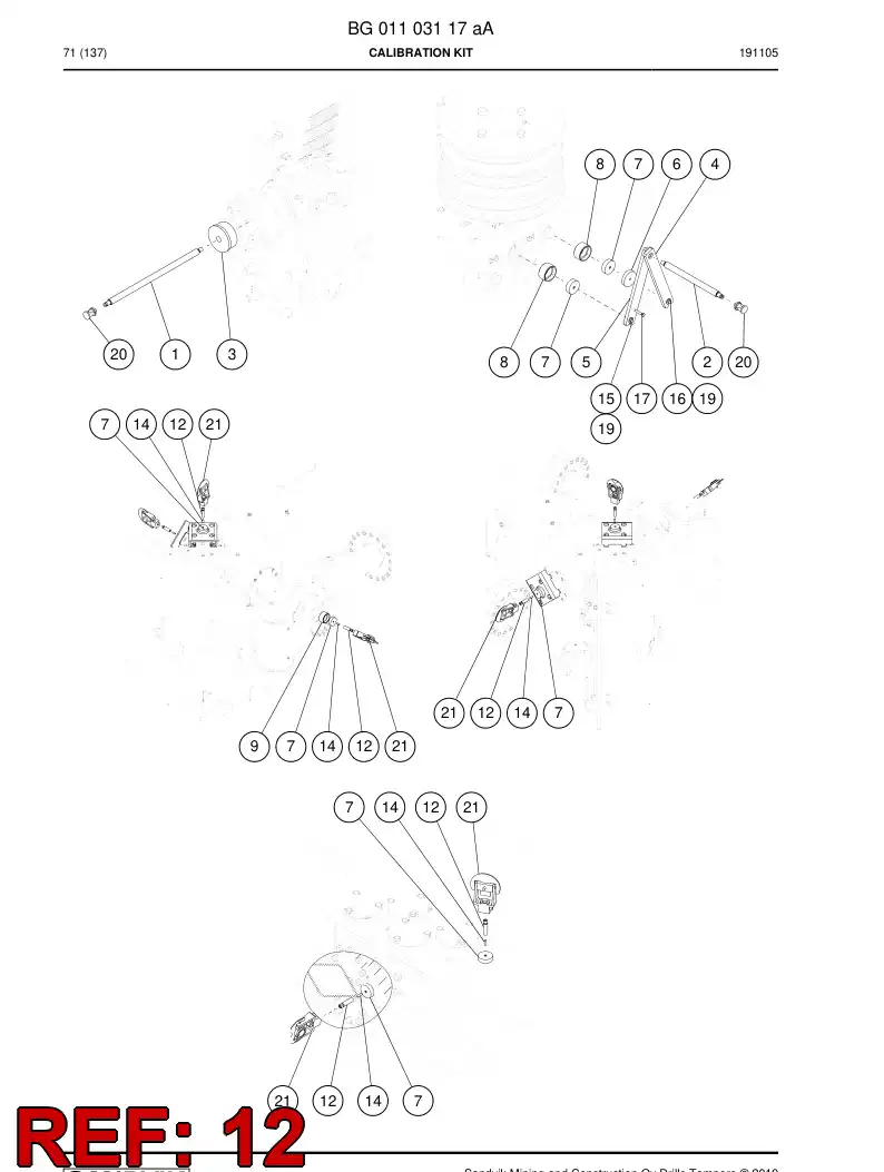 BG00713517b BG 007 135 17b Pin - Sandvik Technical Drawing