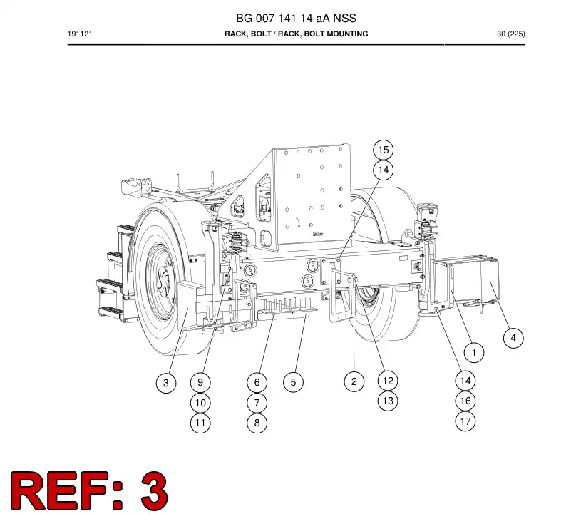 BG00714733a BG 007 147 33a Basket - Sandvik Technical Drawing