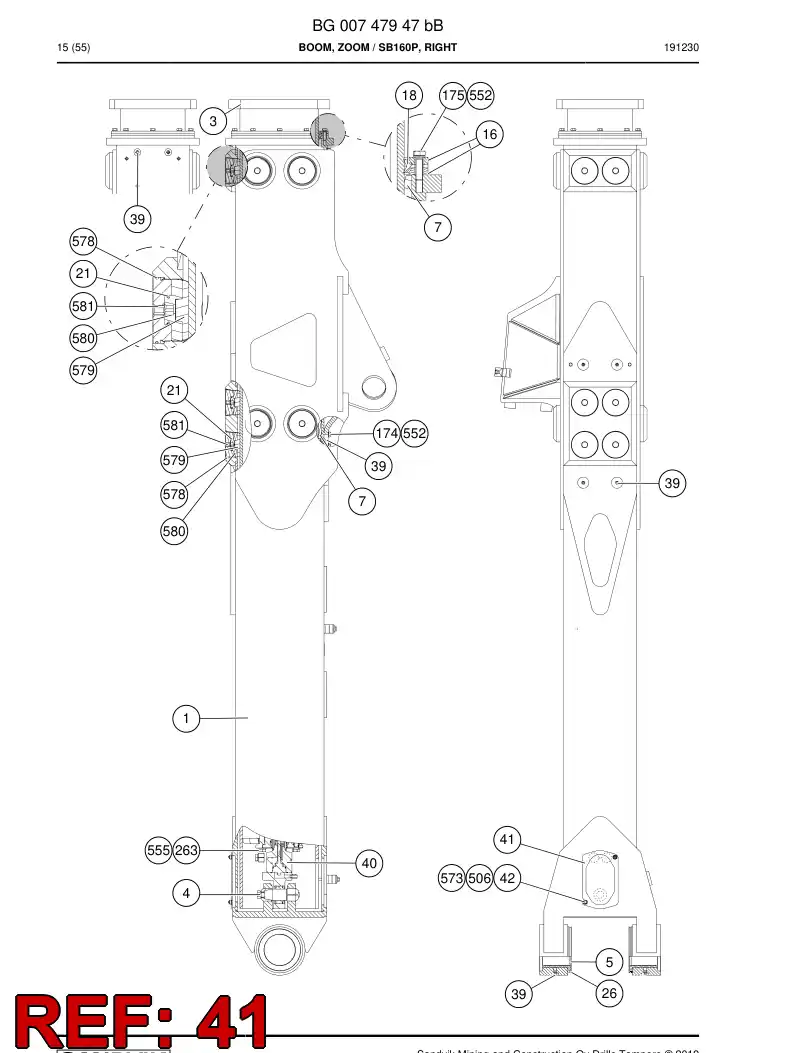 BG00715681a BG 007 156 81a Cover - Sandvik Technical Drawing