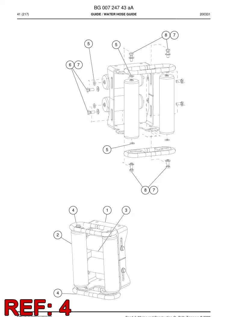 BG00724780a BG 007 247 80a Guide - Sandvik Technical Drawing