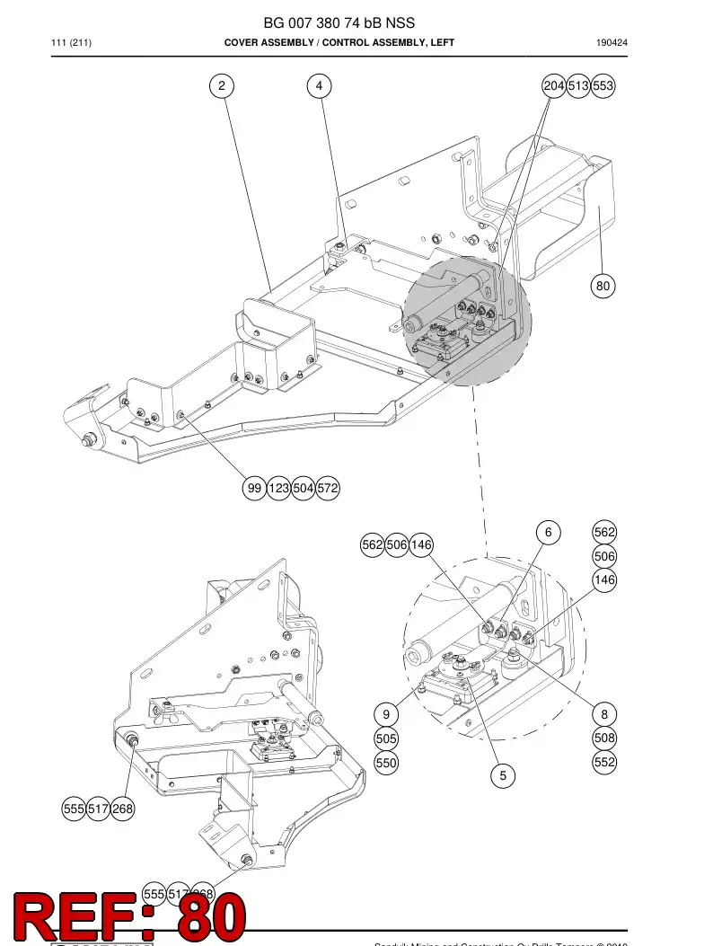 BG00724826a BG 007 248 26a Screw, Hexagon Head - Sandvik Technical Drawing