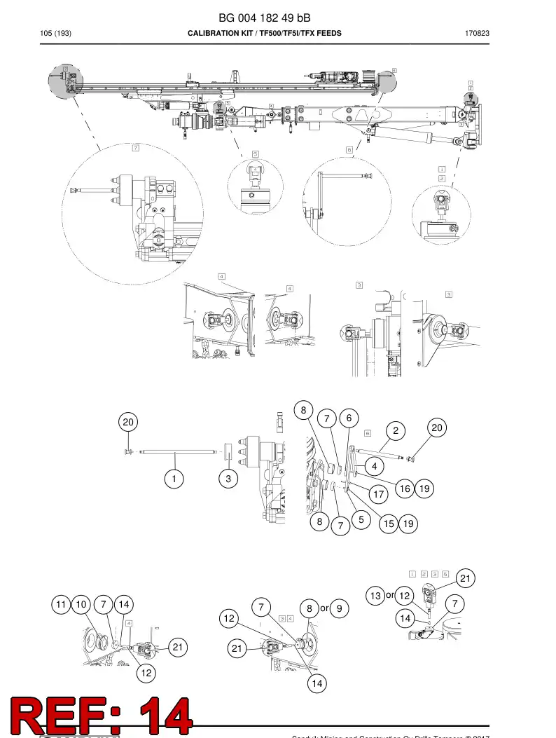 BG00726950a BG 007 269 50a Screw - Sandvik Technical Drawing