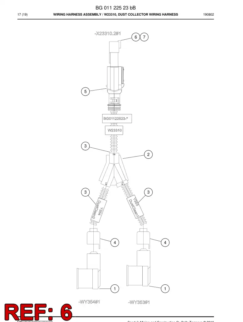 BG00729173a BG 007 291 73a Contact, Male - Sandvik Technical Drawing
