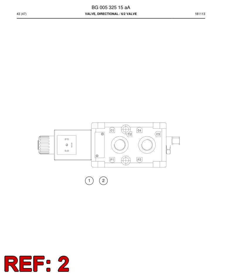 BG00731948a BG 007 319 48a Coil - Sandvik Technical Drawing