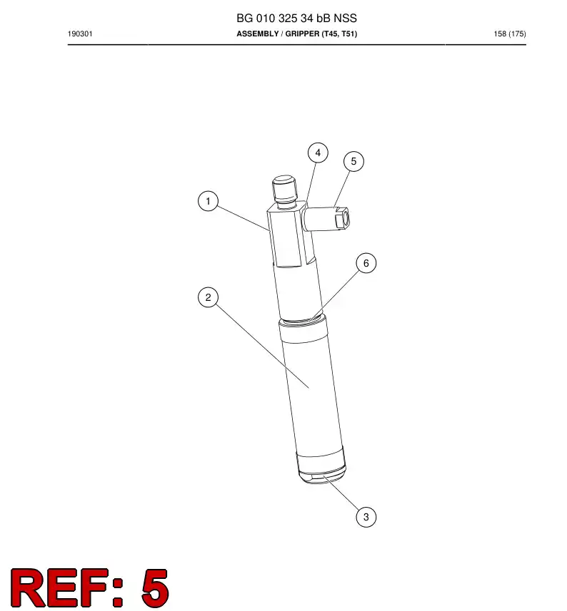BG00736673a BG 007 366 73a ADAPTER - Sandvik Technical Drawing