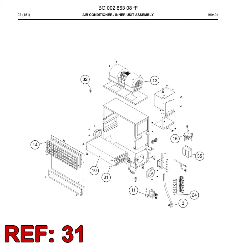 BG00741611a BG 007 416 11a Sensor - Sandvik Technical Drawing