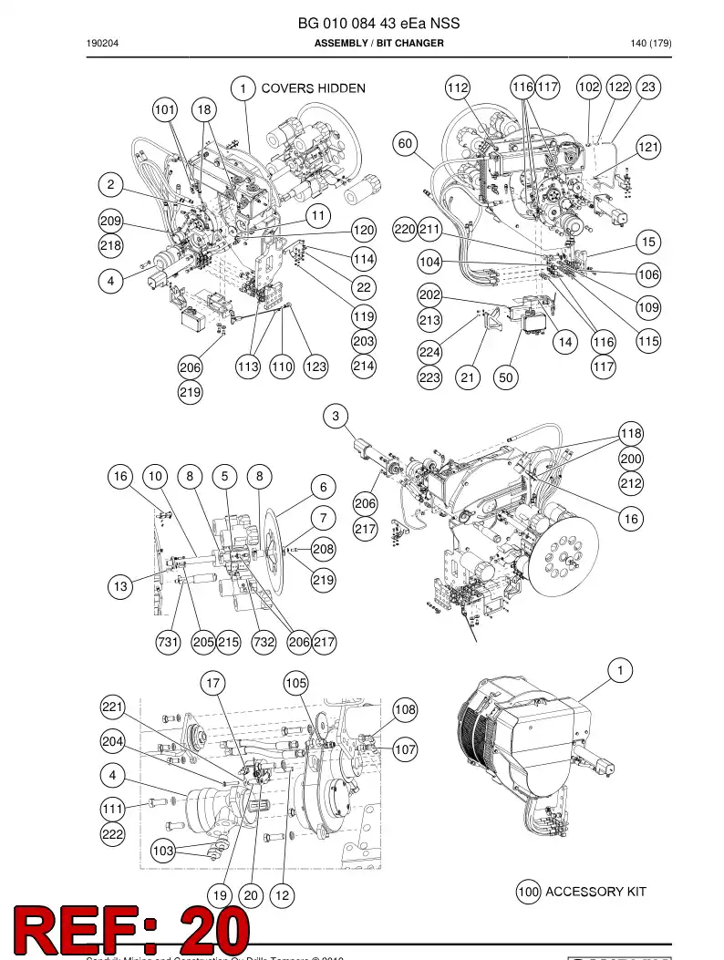 BG00742271a BG 007 422 71a Plate - Sandvik Technical Drawing